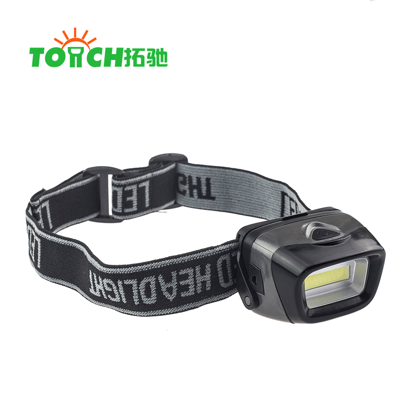 Best quality plastic COB led headlamp CE ROHS certificated brightness headlamp