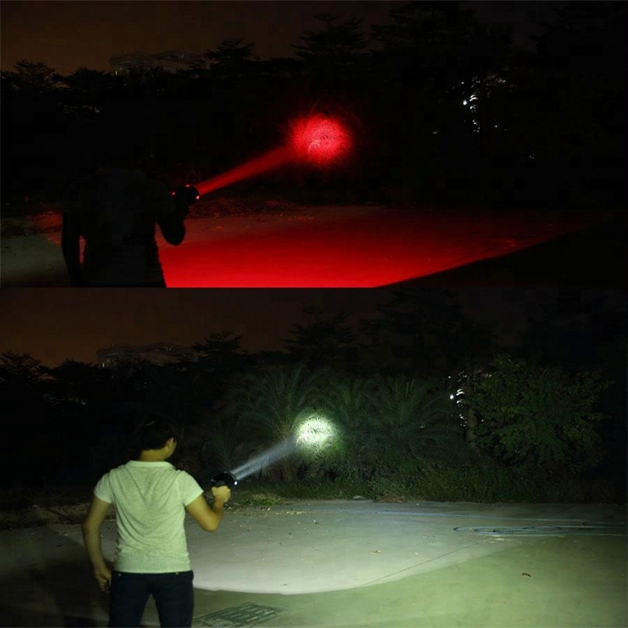 10W LED hunting spotlight handheld rechargeable flashlight