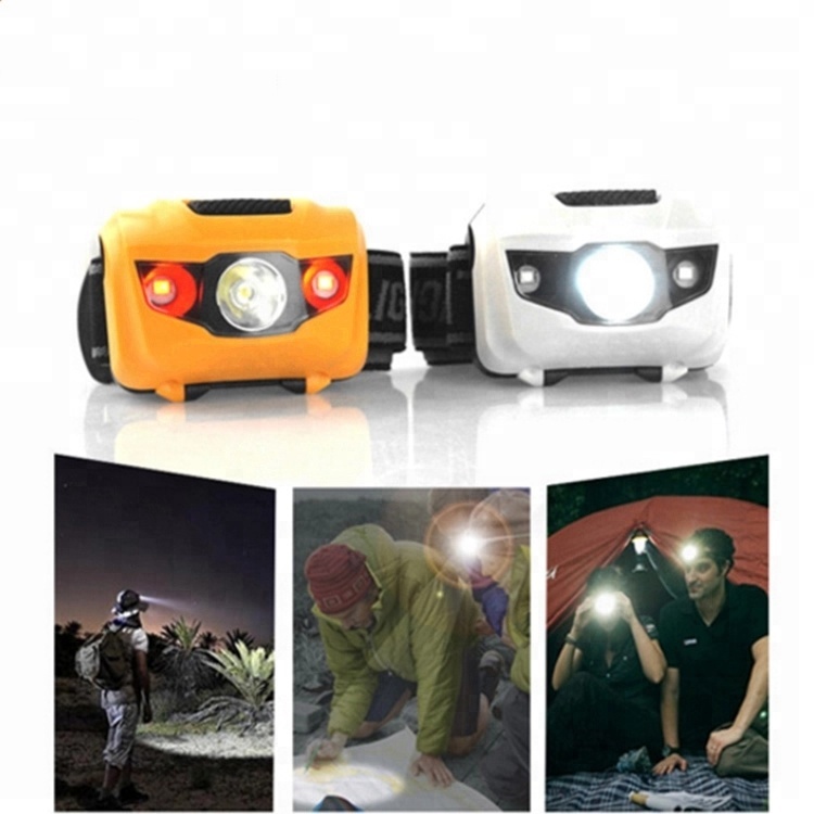 Small convenient install led headlamp cheap plastic waterproof bike led headlamp