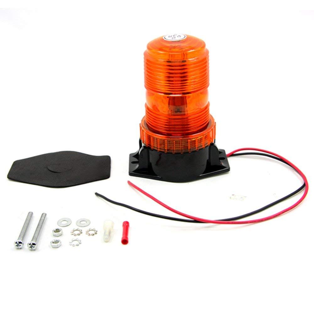 30 LED Strobe Flashing Warning Light, 10V-110V Waterproof Car Truck Strobe Light