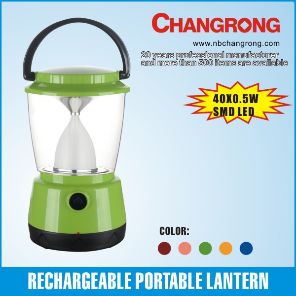 rechargeable colorful led lamp for camping CR-3208B