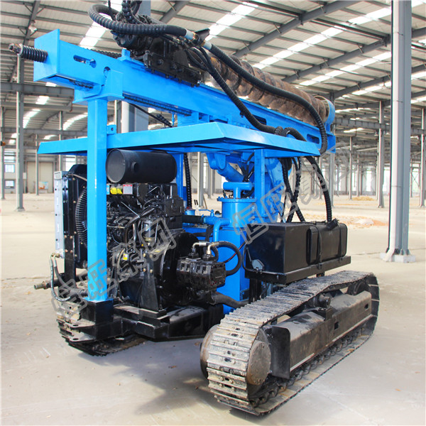 china heng wang brand Electric driver screw pile driver solar photovoltaic track pile driver