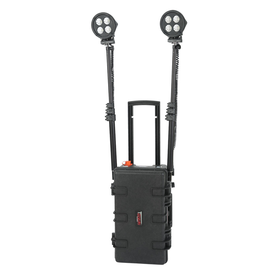 80 led portable mobile military lighting tower