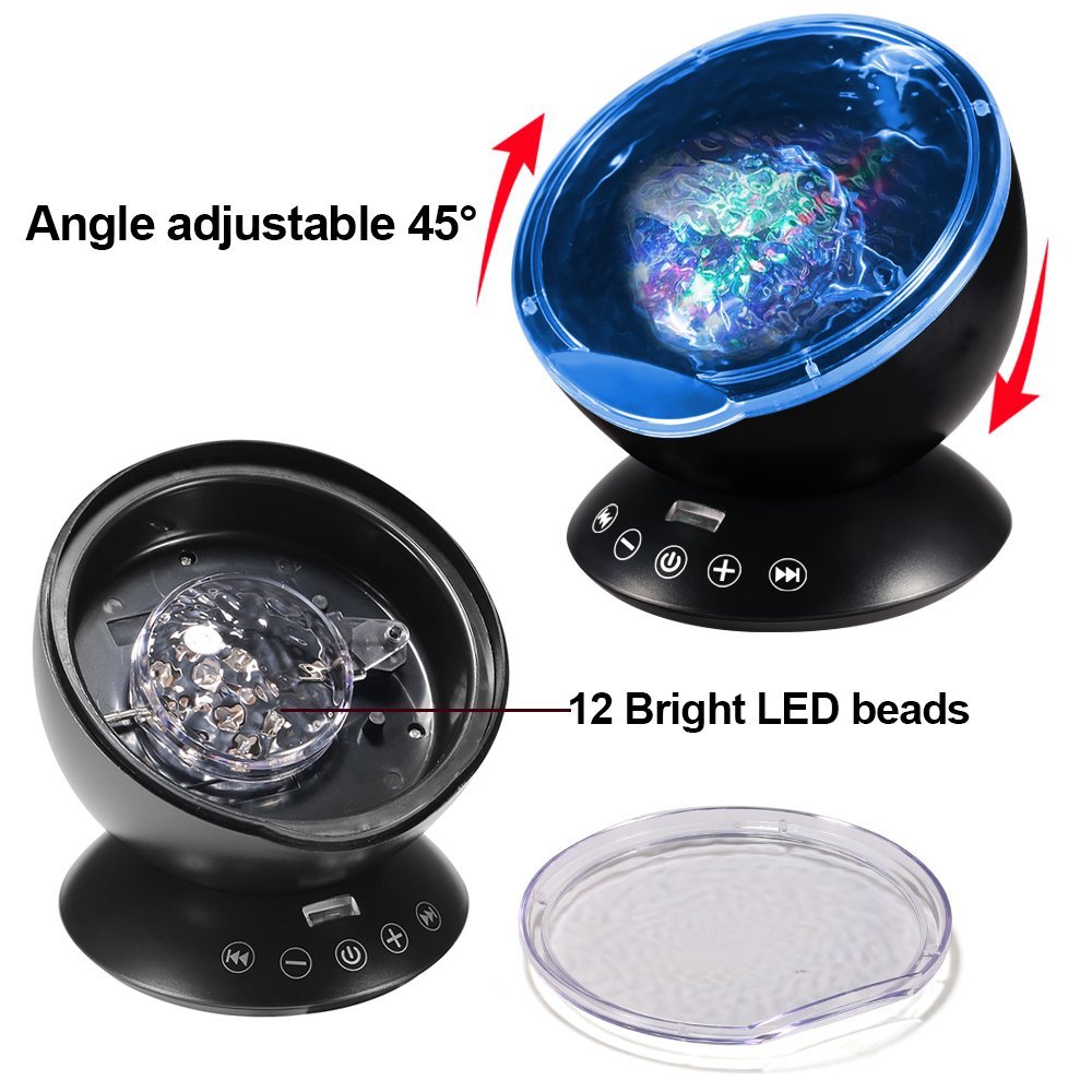 Portable Baby 4 Natural Sounds Projector Night Light