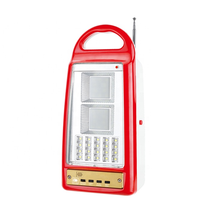 Solar emergency light with FM Radio and USB(QM821K)