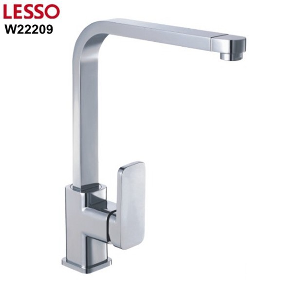 LESSO W22209 fashionable brass kitchen faucet artistic brass faucets