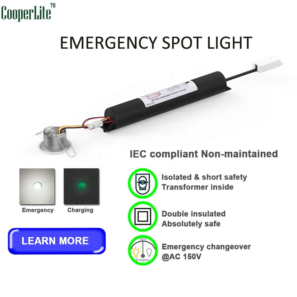 CooperLite 1W recessed emergency power kit