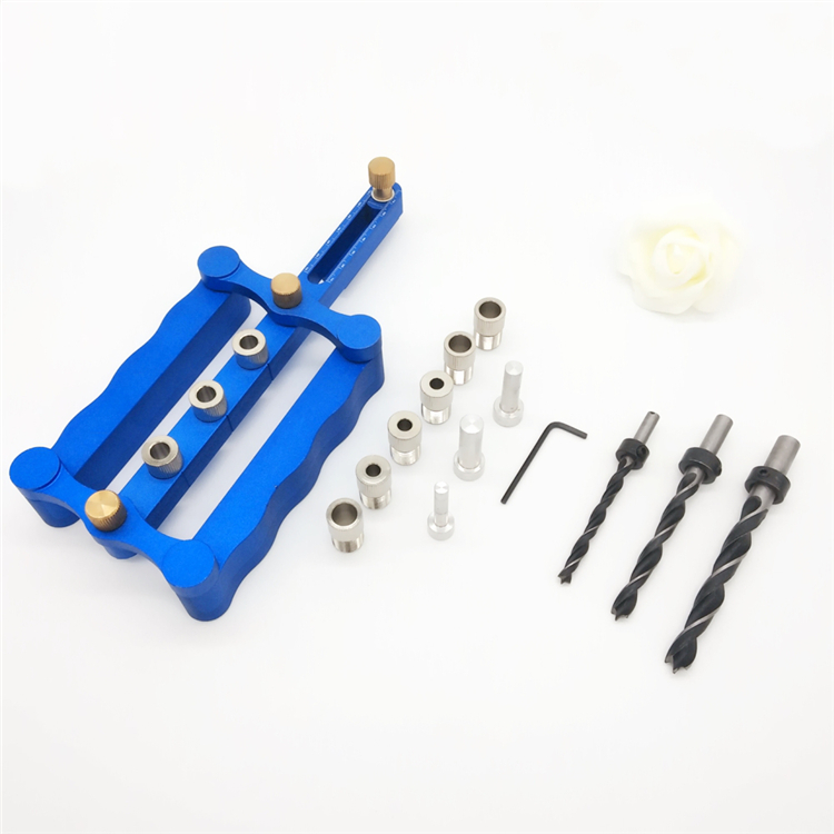 Ultimate Centering Doweling Jig Set Metric Dowel Drilling Tools 3 in 1 Punch Locator Power Woodworking Joinery Hand Tool