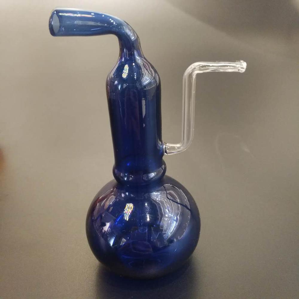 Borosilicate Colored Glass Smoking Water Pipe For Home Use