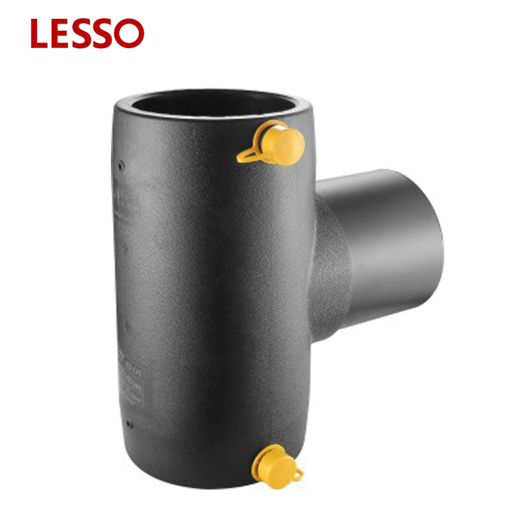 LESSO PE Pipe Fittings Electro Fusion Reducing Tee hdpe reducing tee