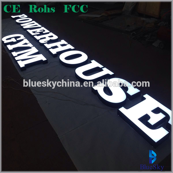 Custom Shop Door logo led Light acrylic letter sign lamp custom board