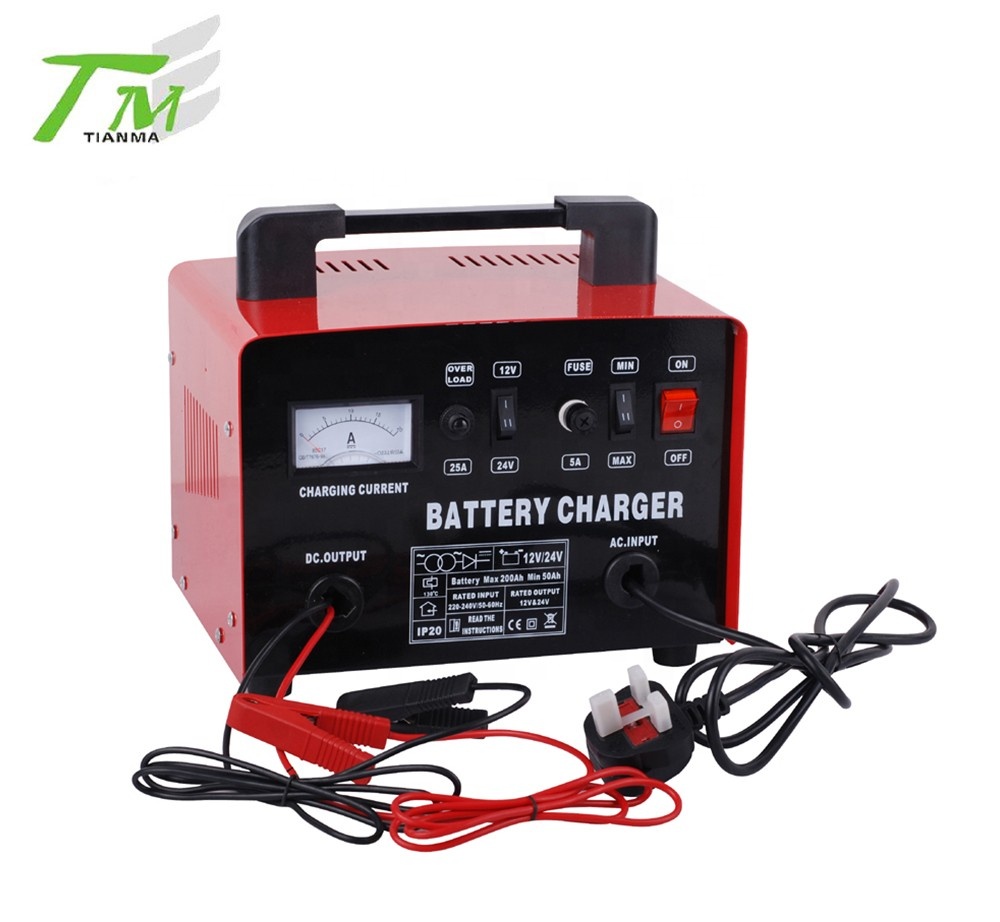 12V car battery charger external portable battery charger