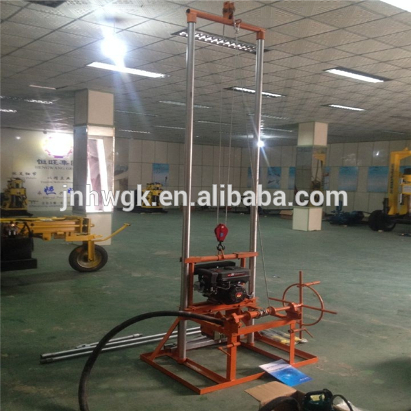Most Economical 80m small volume water drilling machine for geothermal wells