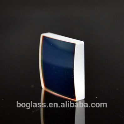 Mirror coating optical glass lens, glass block