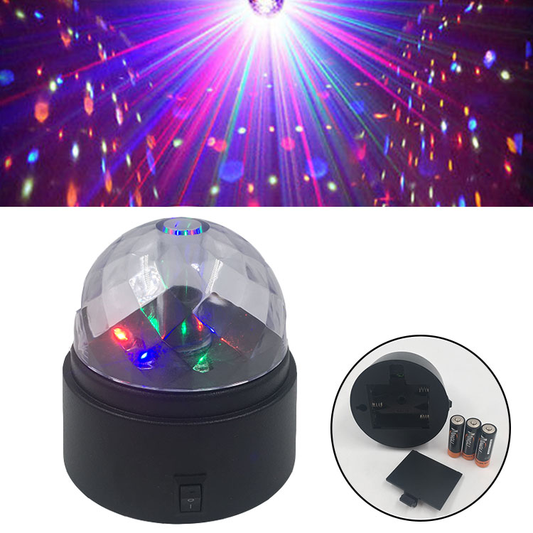 LED Magic Ball Strobe Dance Disco Stage Light RGB Laser Flashing Party Light