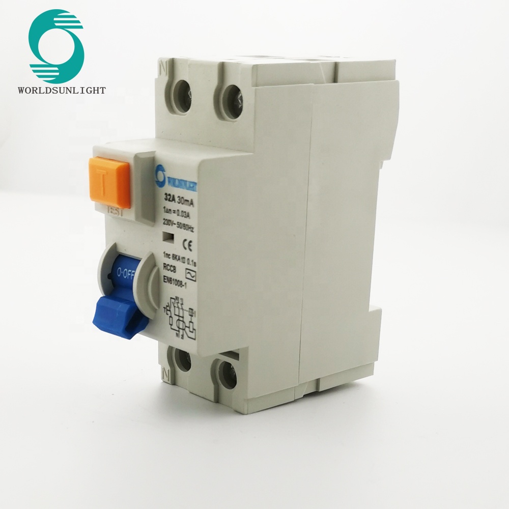 ID model 2 pole 30ma 32A residual current circuit breaker rccb