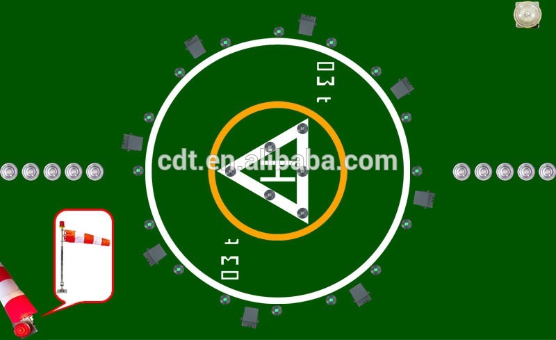 ICAO/FAA/CAAC airport Lighting used in helipads ,civilian airports and obstacle airspace