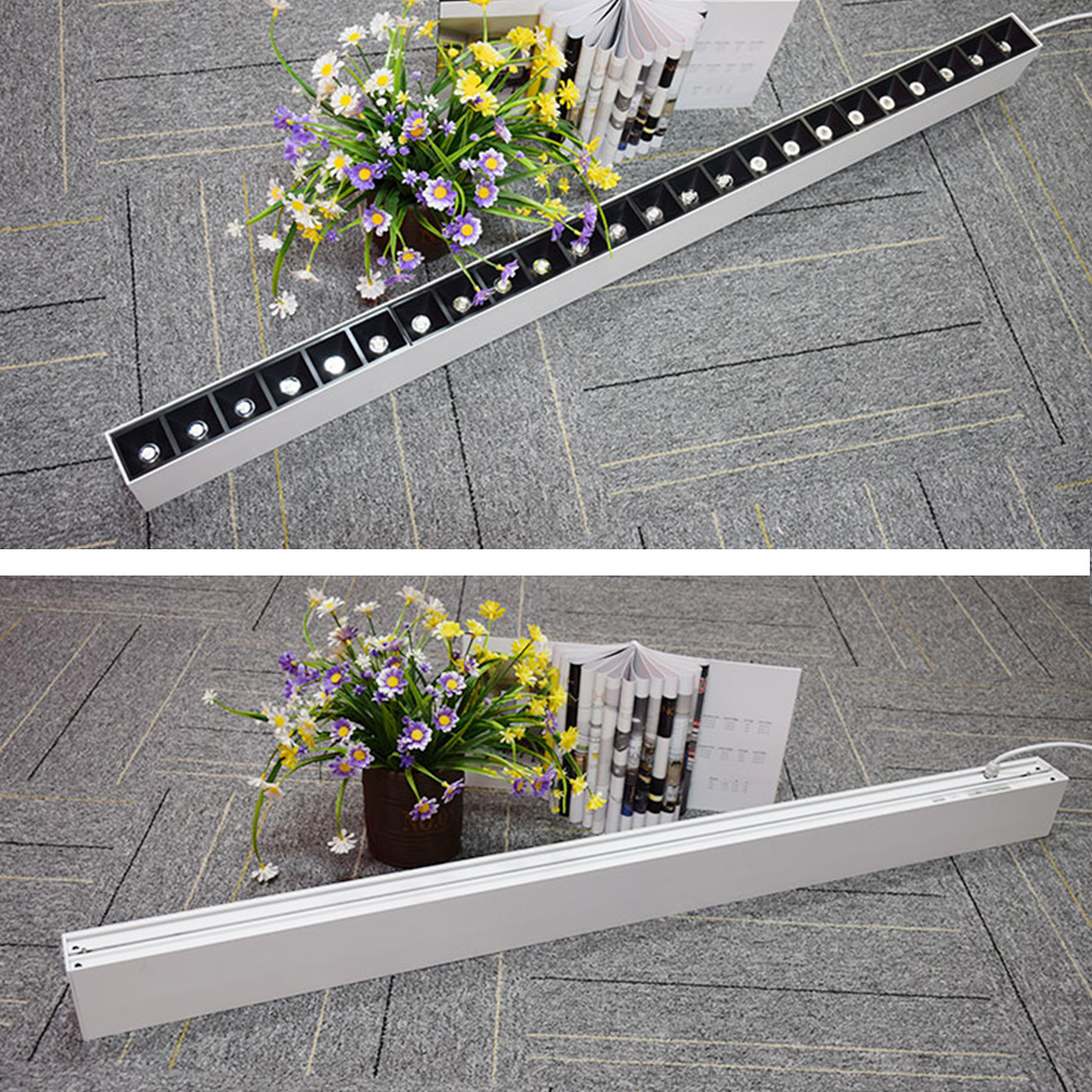 4 FOOT LINEAR PENDANT DIRECT/INDIRECT LIGHT STRIP FIXTURE