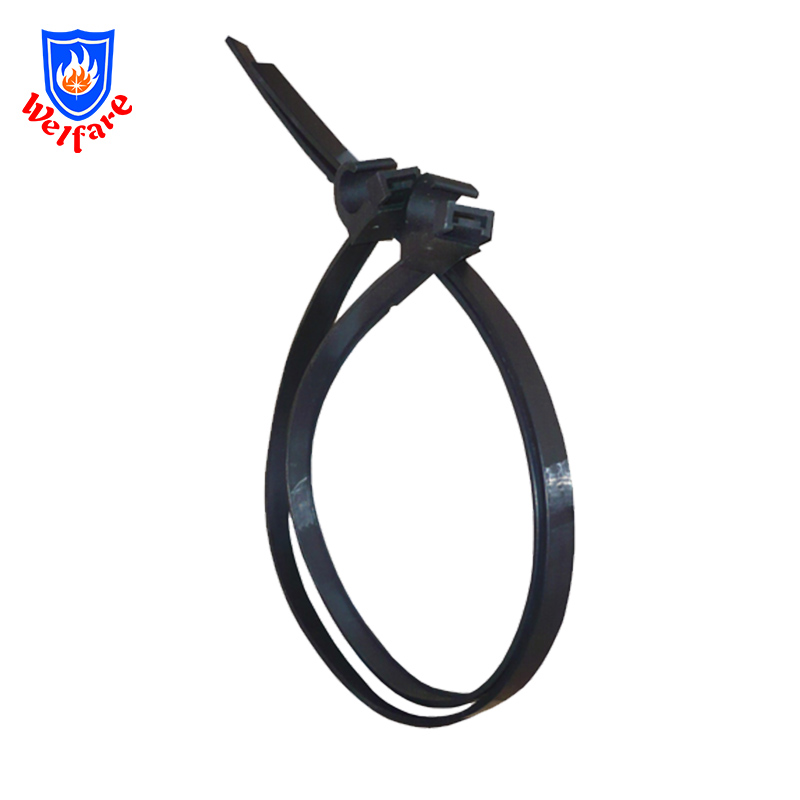 Fire extinguisher PVC hose clamp belt blue