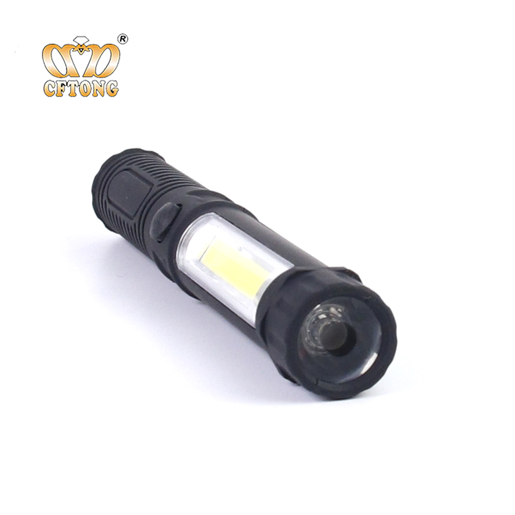 3WCOB+1W LED Work Flashlight torch