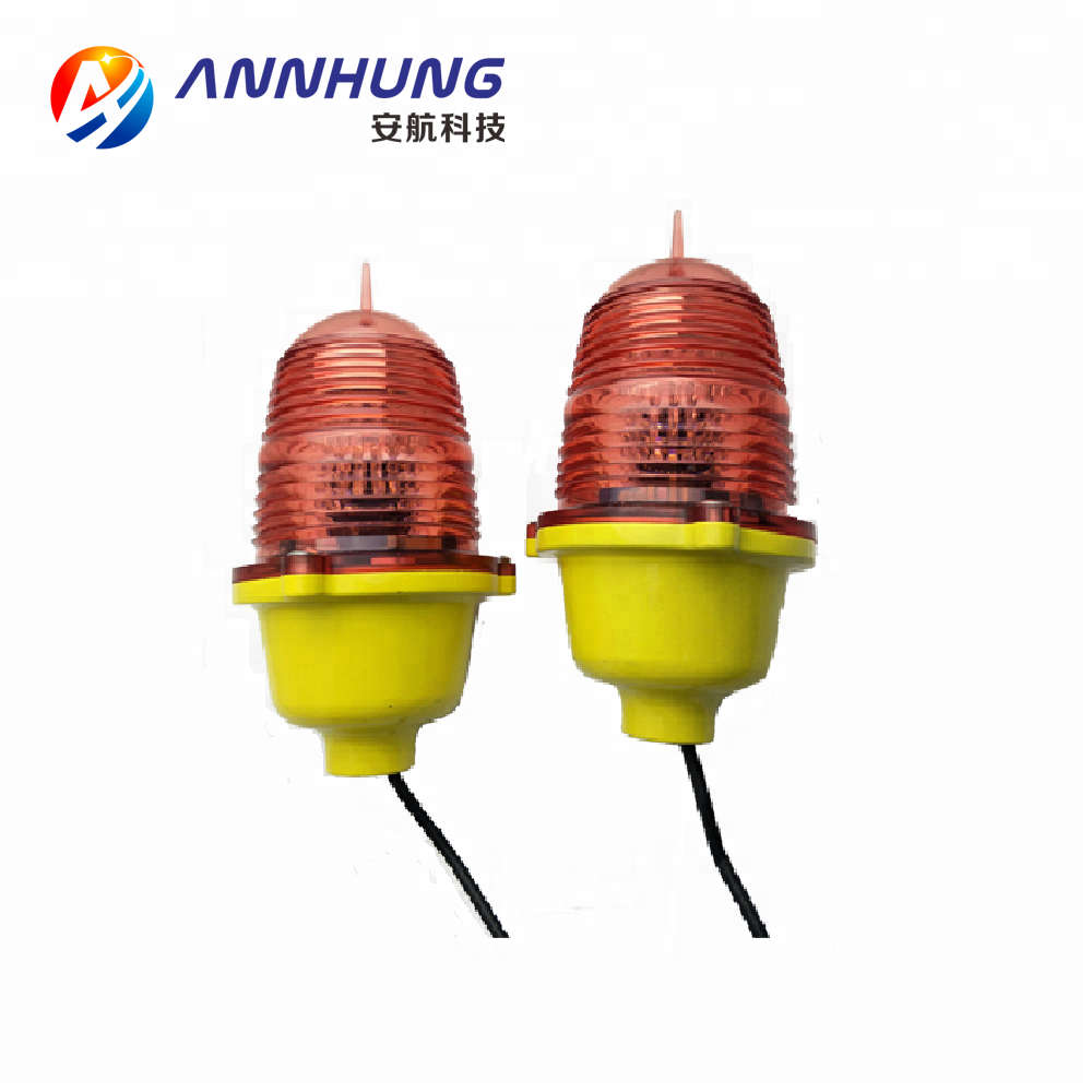 AH-LI/B HOT SALE/ LED low intensity red aviation obstruction light/aircraft warning light for telecom tower/chimney/building