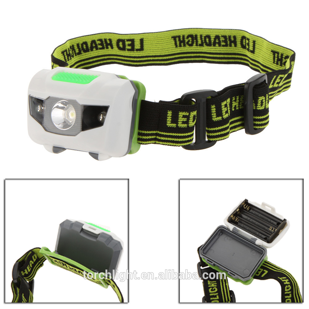 LED Headlight super bright 3W Ultra Bright 2 White Headlamp 3 Modes waterproof head lamp for Outdoor camping or caving