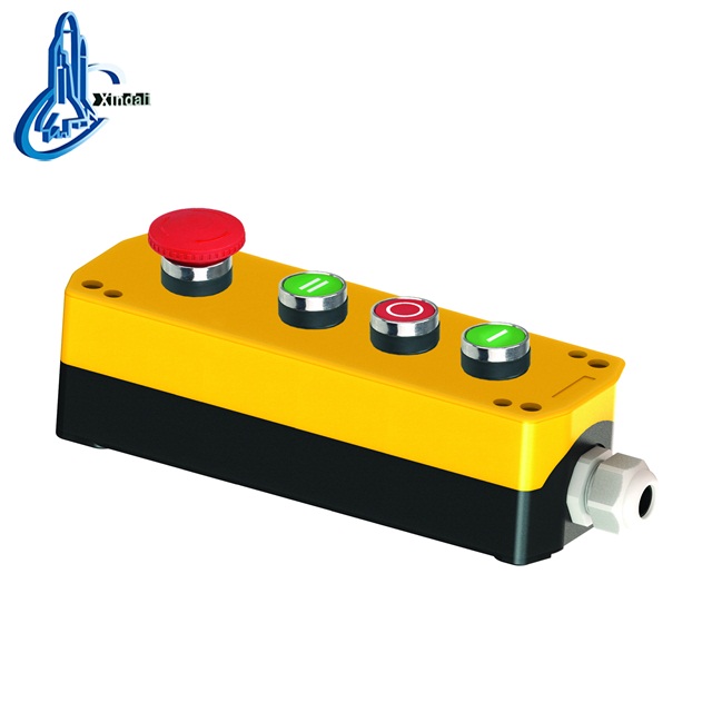 xindali ip65 waterproof control unit eletronic 2 position selector push button control switchbox XDL721-JB439P