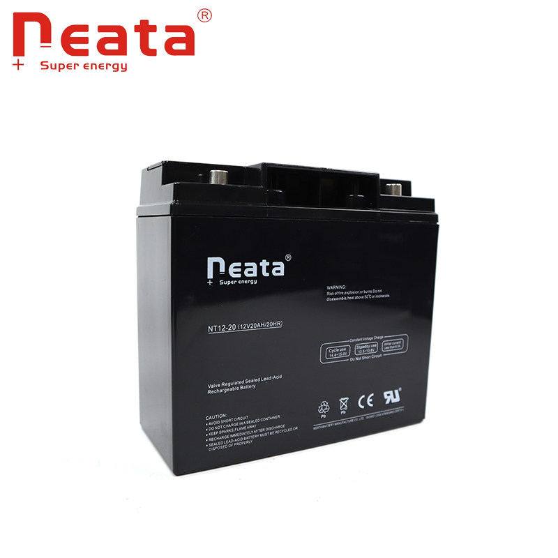 Neata 12v 20ah Long life lead acid storage rechargeable batteries with certificate CE /ISO