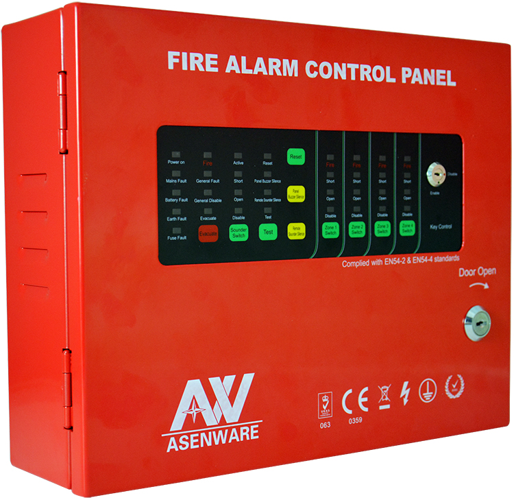 LPCB Approved Conventional Fire Alarm Panel 4 zone  for Building