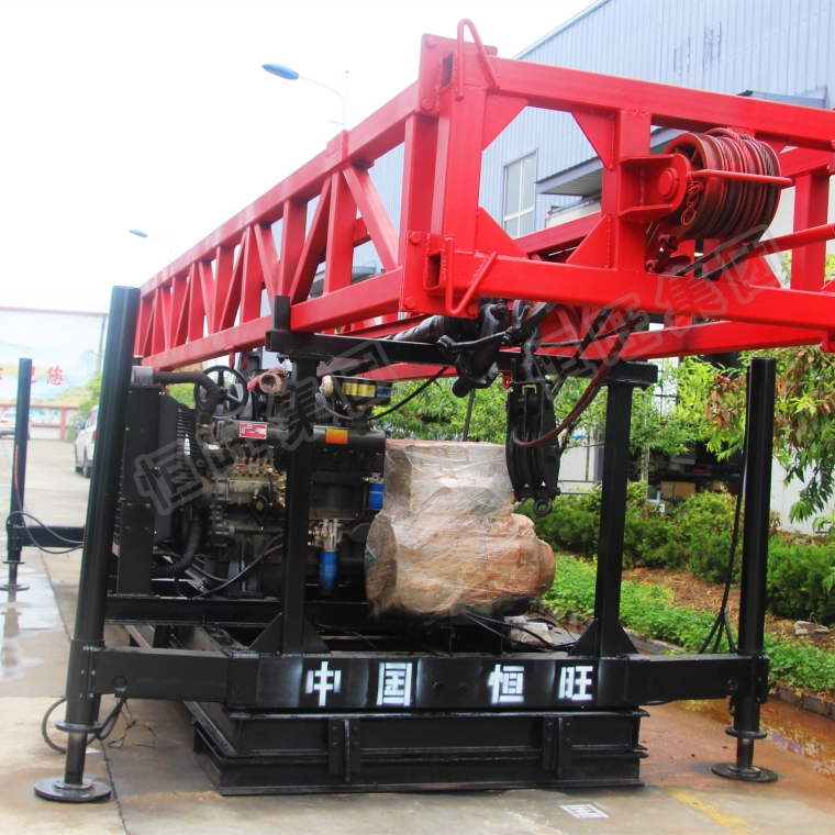 SPJ-600 mobile rotary drill rigs machine SPJ-600 mill water well drilling rig hydro-engineering rig