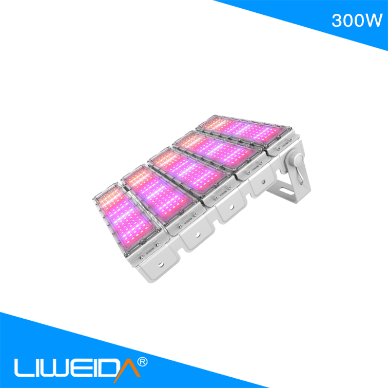 300W High Power Full Spectrum LED Grow Light 660nm 630nm 460nm Red Blue Pink Greenhouse Grow LED Light