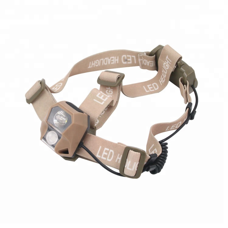 Led waterproof headlamp bright red led headlamp