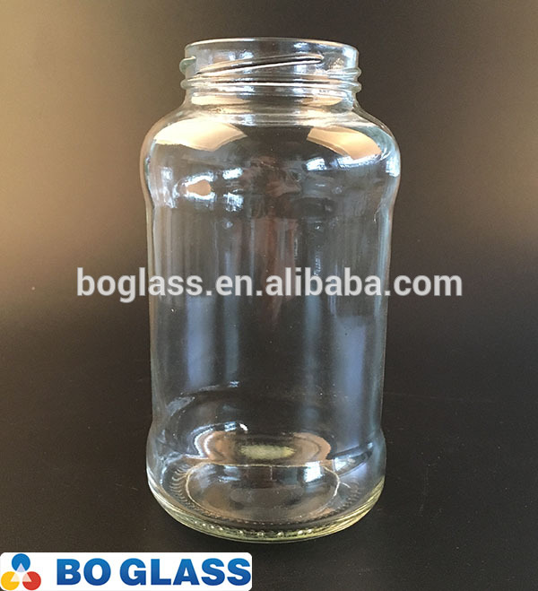 730 ml high glass jar for container