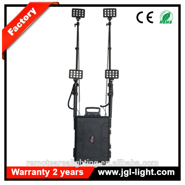 144W rechargeable cordless led work light Portable Lighting Mobile Light Tower Working Lamp