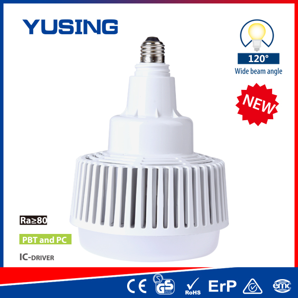 100-240V 120W PF 0.9 9000 Lumen E40 LED High Bay Industrial Bulb Light Lamp