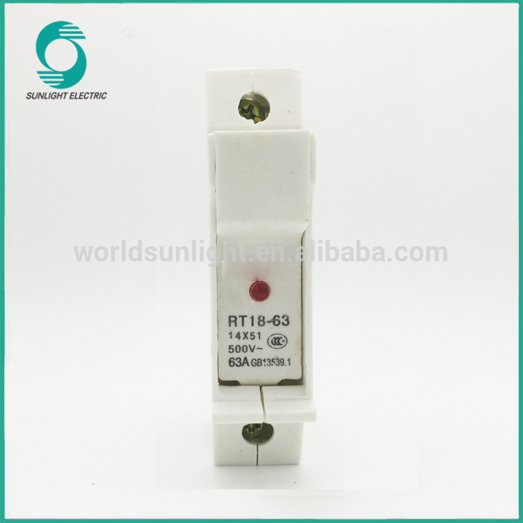 RT18-63 63A 500V cylindrical fuse holder for 14*51mm fuse