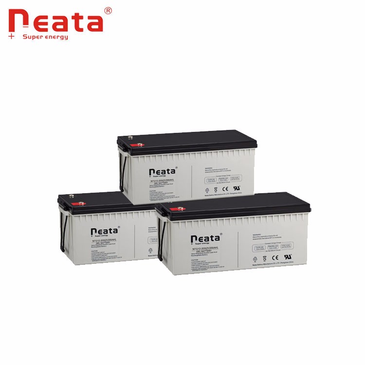 Neata Good Quality SLA Gel 12V 200Ah Cheap Solar Panel Storage Battery