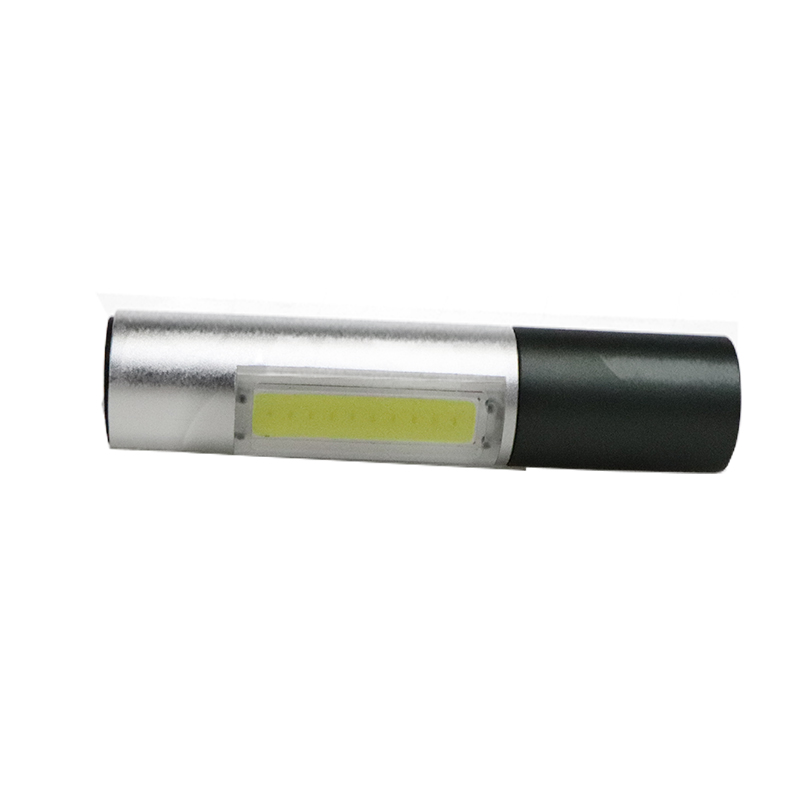 Multifunction Emergency Aluminium Adjustable Flashlight Customized Zoomable Mini USB Rechargeable COB LED Flashlight