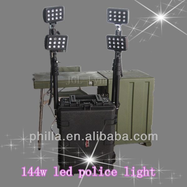 144W LED Rechargeable portable remote area work light Factory Price Remote Area Lighting System, Mobile Light Tower