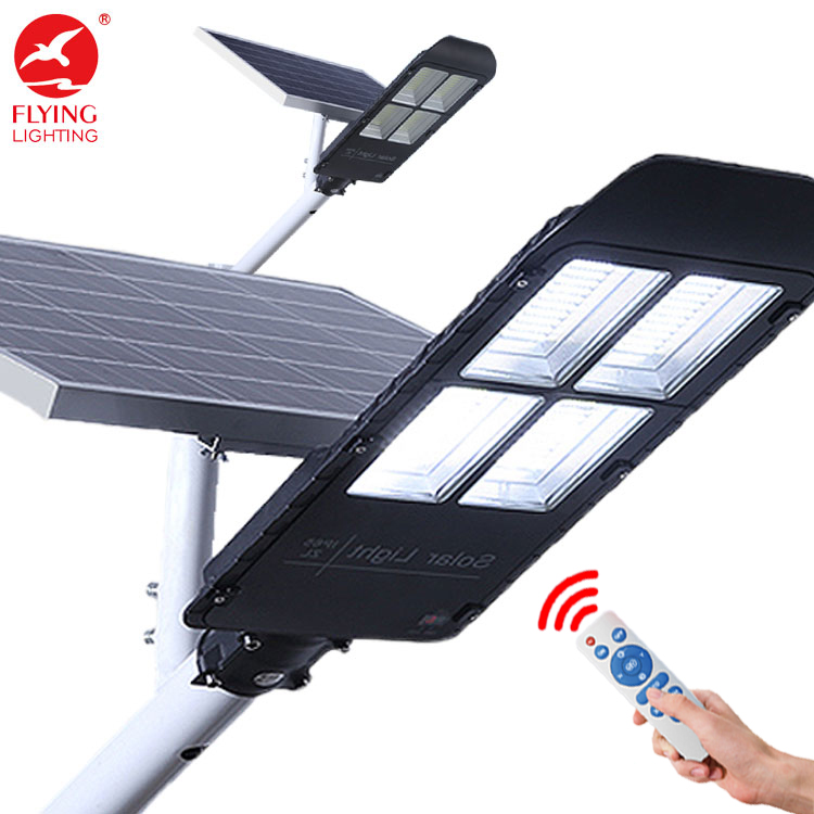 Flyinglighting Separate Solar Panel Solar Street Light Pure White 30000Lumens