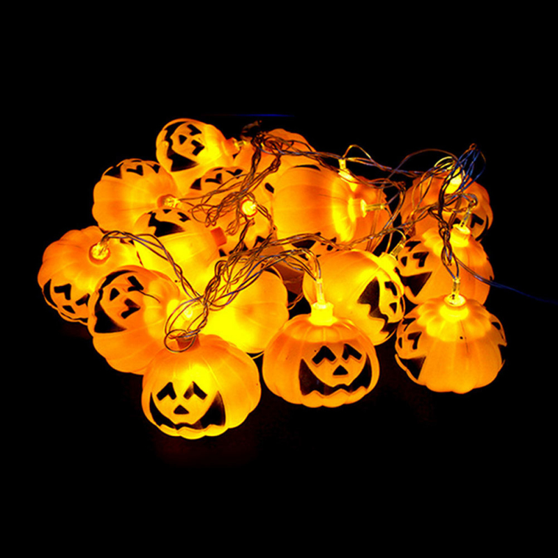 Indoor Outdoor Crazy Halloween Party Decor Halloween Pumpkin Skull LED String Halloween led lighting