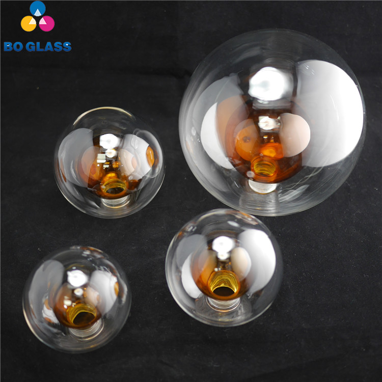 Ball glass pendant light blown glass ball chandelier glass lamp