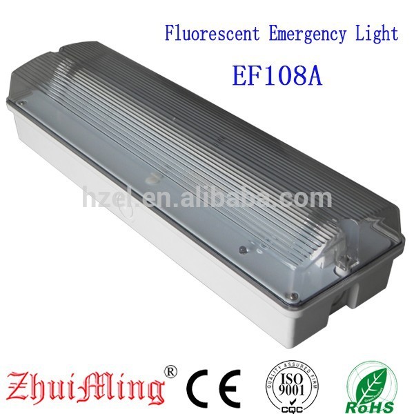 3 Years Warranty 1*8W Fluorescent Fire Resistant Emergency Light For Wall Mounted