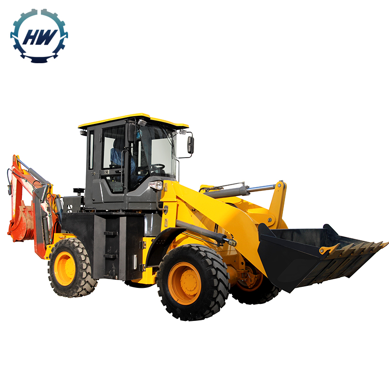 small garden mini backhoe loader tractor front loader backhoe