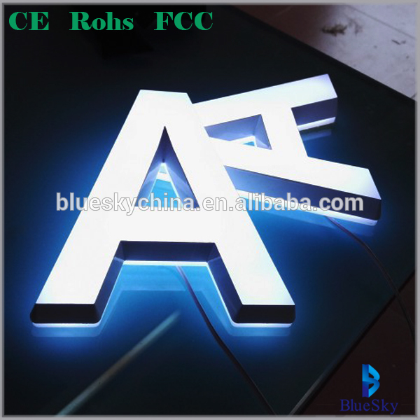 Factory sell 3d acrylic plastic lighting letter