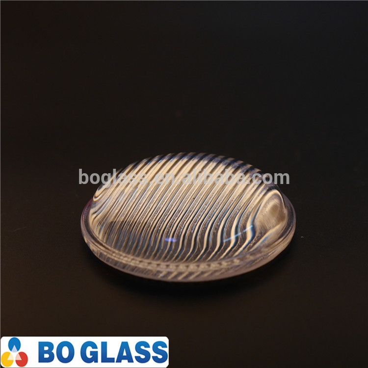 high quality borosilicate light glass lens for lighting