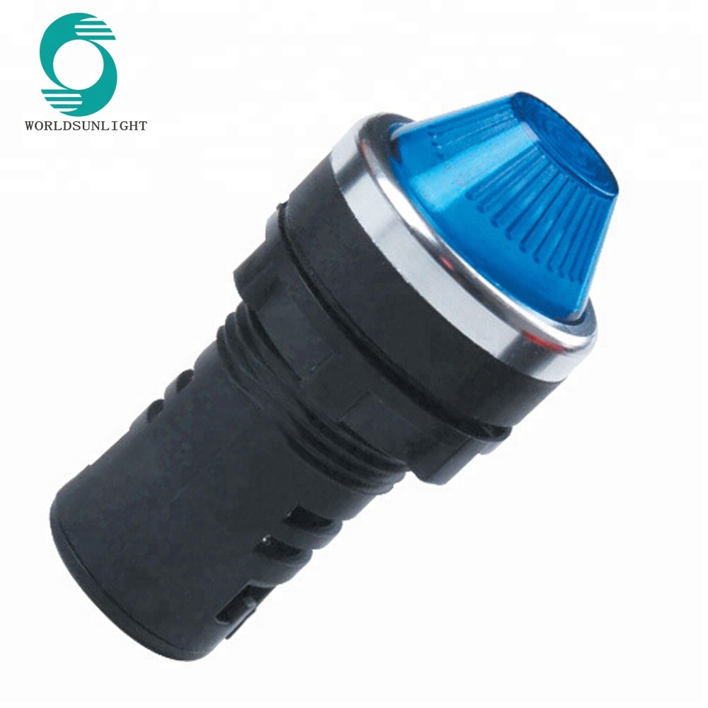 AD16-22HS 22mm blue LED 24V indicator light lamp