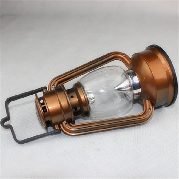 Copper plating Plastic classic camping led lantern