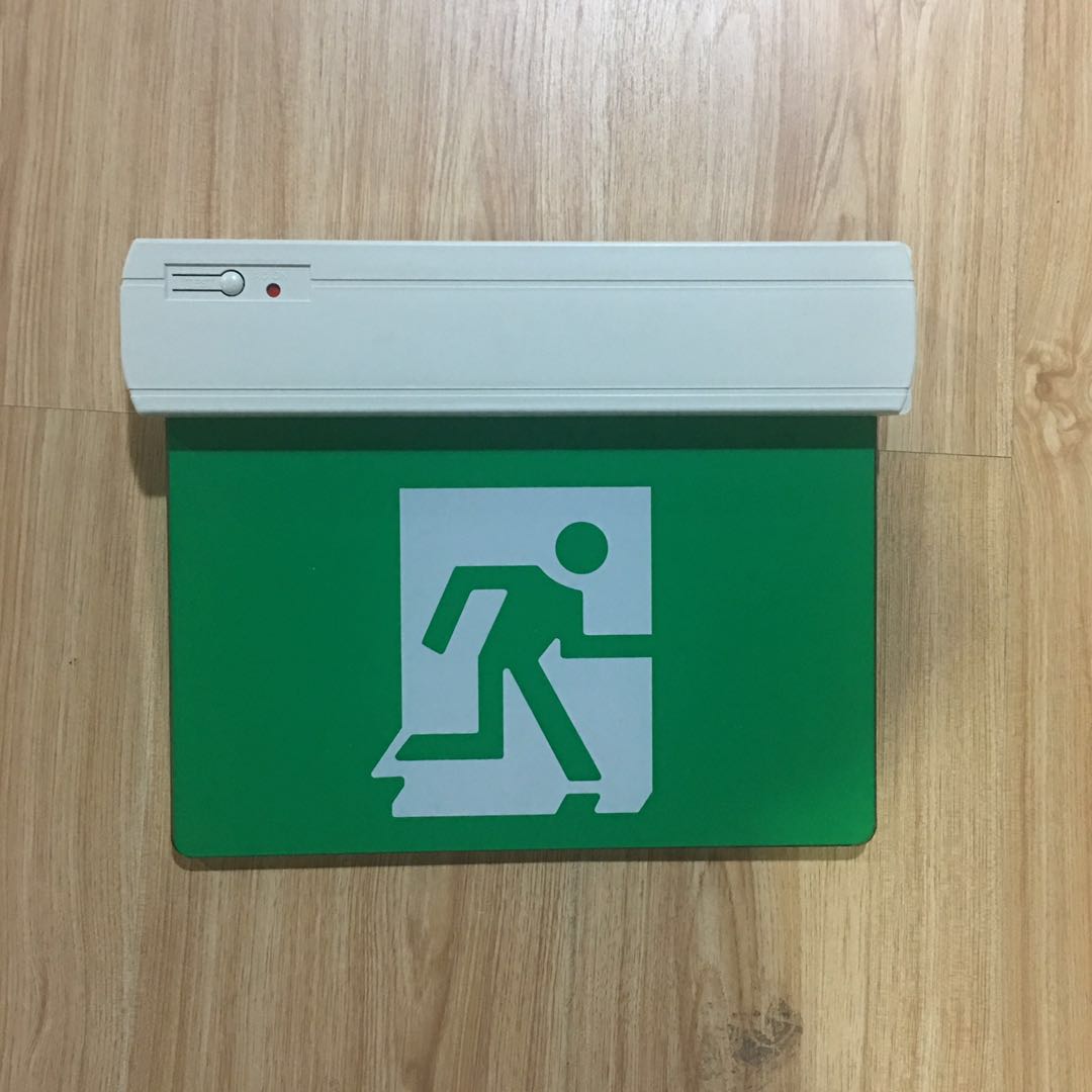 America market led emergency exit fixture sign rechargeable hanging emergency light