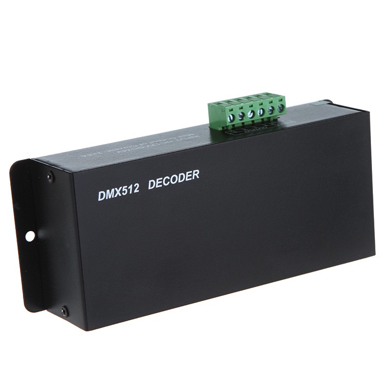 Led Dmx512 Decoder Led Driver lighting control system 4channels dc12-24v rgb controller